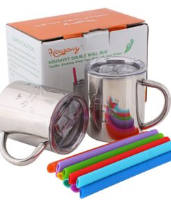 Housavvy Rabbit Stainless Steel Kids Cups With Lids And Straws 2 Pack (7.5 Oz) 19 57 2349f4cb f9a4 4e06 82d0 cd8e58f0c36c