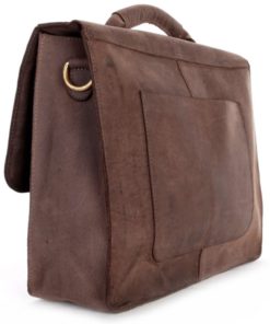 Leabags Omaha Genuine Buffalo Leather Briefcase In Vintage Style Nutmeg 12 57 23583da8 6d3e 42fa 9f28 39e2f7fc5917