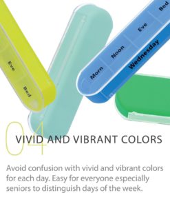 Pill Organizer Box Weekly Case With Pill Splitter Cutter - Premium Design - L.. 12 57 240ef506 e4fe 48e4 8f53 ae8584d0d5e1