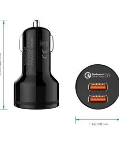 Aukey Car Charger With 36W Dual Quick Charge 2.0 Port & Usb-A To C Cable And .. 13 57 2433060e a482 4911 a160 c6daca1b17b1