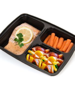 3-Compartment Bento Lunch Box / Sturdy Plastic Food Containers (Set Of 10) Wi.. 12 57 2491e6c8 52f1 45ba a5d8 98c36a282d3b