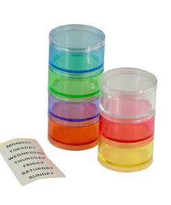 Alternative view of Gms 7 Day Stackable Pill Reminder (Medium) With Extra Lid Medium