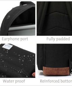 Vaschy Unisex Classic Waterproof School Rucksack Travel Backpack 14Inch Laptop 29 57 25f25cb6 ff0d 4890 8a25 5cd4f02baa38 1