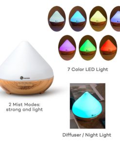 Essential Oil Diffuser Taotronics 300Ml Wood Grain Aroma Diffuser With Cool M.. 13 57 2626859d 5c87 453b a1df 4c113ca704f7