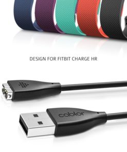 Cablor Usb Charger Cable For Fitbit Charge Hr Band Wireless - (27Cm Black) Pa.. 9 57 263c837b cd08 4231 b07f cde71311654b