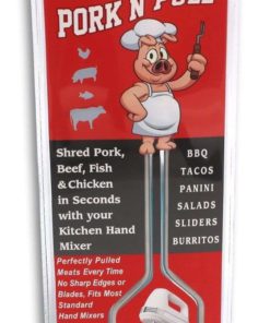 Pork N' Pull Meat Shredder- Shred Meat With Your Kitchen Hand Mixer 8 57 278174d8 d74c 4b49 a146 8a57c013a5ac