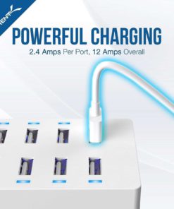 Sabrent 60 Watt (12 Amp) 10-Port Family-Sized Desktop Usb Rapid Charger. Smar.. 16 57 27b6ec46 5f6a 4f9e 834a ab469cee1e8b
