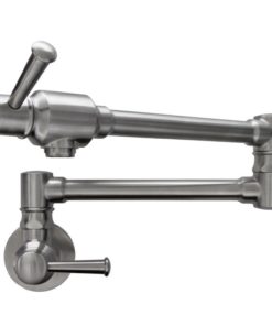 Geyser Gf47-B Stainless Steel Pot Filler Kitchen Faucet Wall Mount 2 Handles 4 57 27e129a1 db20 451e 84bb ca8815c5d66b