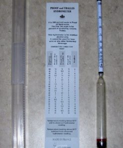 Proof And Tralle Hydrometer With 12' Glass Test Jar 10 57 282de6f8 88ba 4c64 a7dc 47e389eb278a