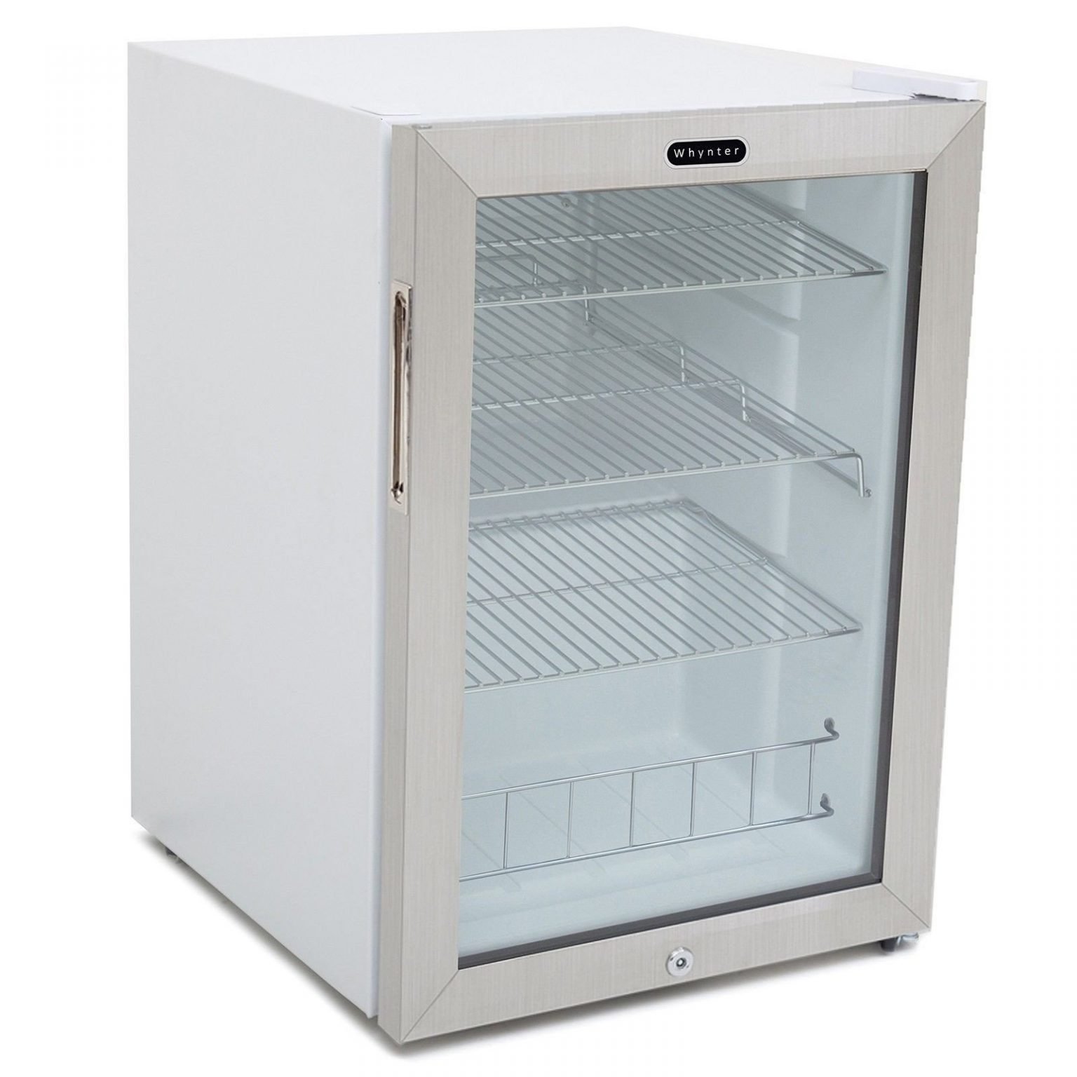 Whynter Br091Ws Beverage Refrigerator With Lock 90 Can Capacity