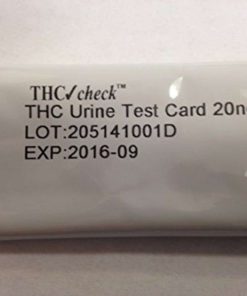 Alternative view of Thccheck(Tm): Instant 20 Ng/Ml Ultra-Sensitive Marijuana Test: Two Individual..