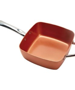 Tristar Products 5 Piece Chef Pan With Glass Lid Copper 10 57 2a021128 e504 4d5b 87cd 12118d35b37c