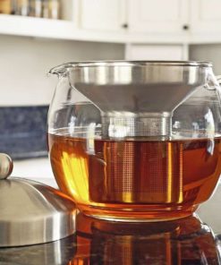 Willow & Everett Teapot Kettle With Warmer - Tea Pot And Tea Strainer Set - T.. 13 57 2a34d984 08f0 4b88 ac50 f0800491ce55