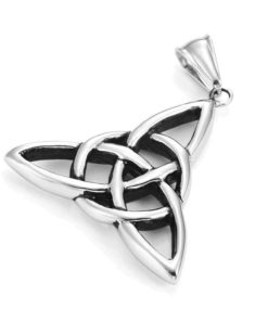 Vintage Stainless Steel Irish Triquetra Celtic Knot Amulet Pendant Necklace B.. 7 57 2a672a55 73c3 4567 8654 b16b6df3250e