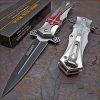 Tac-Force Red Cross Folding Blade Pocket Knife
