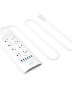 Aukey Surge Protector 6 Ports 6A Usb Charger With 8 Outlets Power Strip 5Ft C.. 8 57 2b23da9c fce8 4758 a683 a48317cfb338