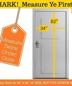 Alternative view of Magnetic Screen Door Full Frame Velcro. Fits Door Openings Up To 34"X82" Max