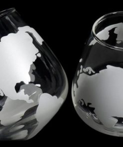 Etched Spinning/Rocking Globe Whiskey Glass - 8Oz For Scotch Rum Bourbon Tequ.. 9 57 2c45c312 2cd0 467f a6fa 467d96455a92