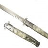13-Inch White Pearl Handle Michael Corleone Milano Godfather Style Pocket Sword Knife