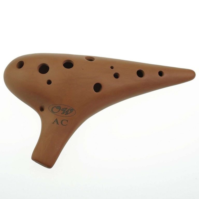 Ocarinawind 12 Hole Sweet Potato Ocarina Red Pottery Ocarina In Alto C