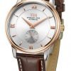 Tss Men's T8029Ph1 Automatic Subdial Watch With Leather Band