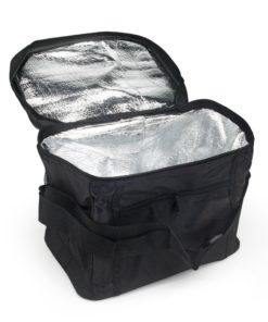 Alternative view of Large Insulated Bag Oumers Lunch Tote Bag Box Cooler Bag Silver Interior And ..