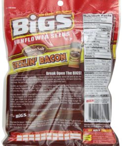 Bigs Bacon Salt Sizzlin' Bacon Sunflower Seeds 5.35-Ounce Bag(Pack Of 12) 16 57 2e6b138a 8ef2 4754 9bf5 23fd810a39fb 1