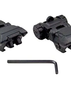 Alternative view of Sniper Tactical Smart Polymer Picatinny Front And Rear Combo Set Flip Up Back..