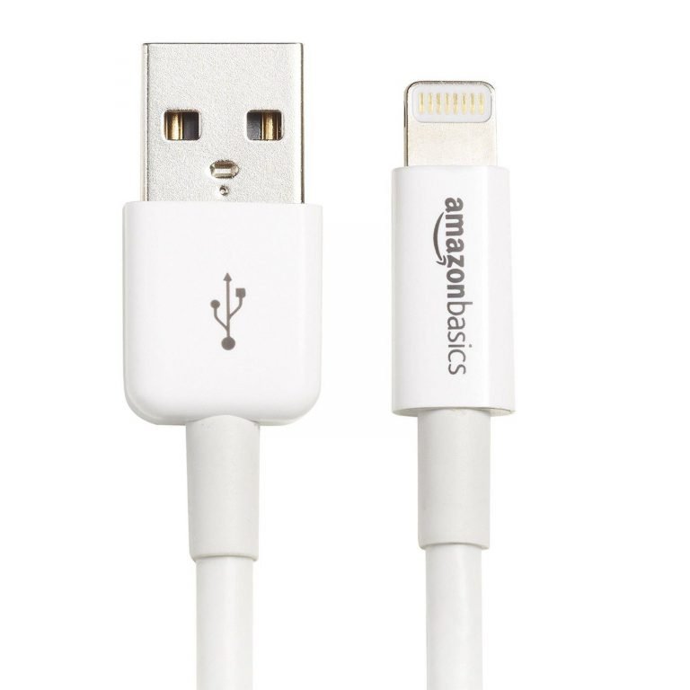 Amazonbasics Apple Certified Lightning To Usb Cable - 10 Feet (3 Meters) - Wh..