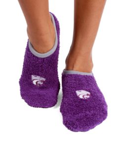 Ncaa Kansas State Wildcats Foot-Z-Sox Slipper Socks One Size Purple