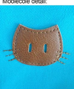 Moolecole Leather & Canvas Backpack School Bag Laptop Bag With Cat's Ears Des.. 24 57 2f801031 26f0 454d b0ab fc3afd2ce0d2 1