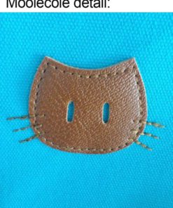 Moolecole Leather & Canvas Backpack School Bag Laptop Bag With Cat's Ears Des.. 17 57 2f801031 26f0 454d b0ab fc3afd2ce0d2