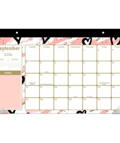 Alternative view of Mead Academic Year Monthly Desk Calendar August 2016 - July 2017 17-3/4"X10-7..