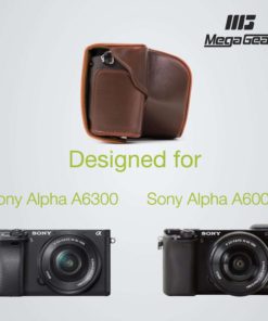Megagear "Ever Ready" Protective Leather Camera Case Bag For Sony Alpha A6000.. 13 57 301d7d26 b0ae 4b21 b8e5 e725ac7bdb9f