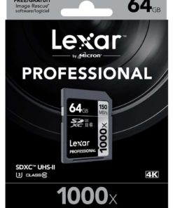 Alternative view of Lexar Professional 1000X 64Gb Sdxc Uhs-Ii/U3 Card (Up To 150Mb/S Read) W/Imag..