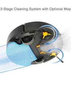 Alternative view of Ecovacs Vacuum Cleaning Robot With Mop And Water Tank Deebot N78 Black