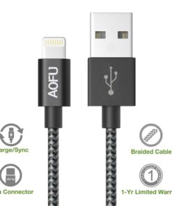 Aofu Iphone Cable 3 Pack 6Ft Nylon Braided Lightning Cables Syncing And Charg.. 8 57 3257e82c 0702 4a54 ada1 afc565b5f57c