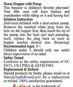 Green Horse Hopper Pump Included (Inflatable Jumping Horse Space Hopper Ride-.. 18 57 325be7b0 d7db 412d bbe6 dd64f899ec98