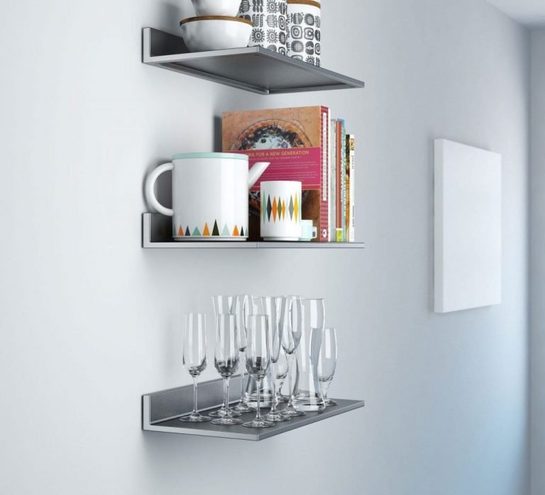 Stainless Steel Restaurant Bar Cafe Kitchen Floating Wall Shelf 8X16 Inch Pre.. - $41.99