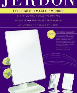 Jerdon Js811W 8-Inch By 11-Inch Rectangular Led Lighted Vanity Mirror With 10.. 8 57 341a1017 0d9e 4447 823c 770dae65c537