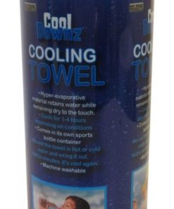 Alternative view of Cool Downz Cooling Towel Blue 13 X 29-Inch