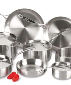 Lagostina Q555Sd Axia Tri-Ply Stainless Steel Dishwasher Safe Oven Safe Cookw.. 22 57 35679ea4 d8c0 4178 a561 102775fcade1 1