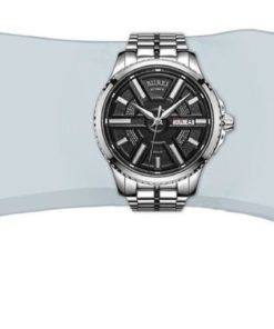 Burei Men's Automatic Wrist Watches With Black Dial Metal Band 12 57 35c1c037 6af0 4339 9c4e 9cdb643200c9