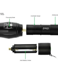 Gosund Xml-T6 Ultra Bright Led Water Resistant Flashlight Of 5 Modes Tactical.. 11 57 361a39bf d951 4b65 a258 4c0c8d9c4994