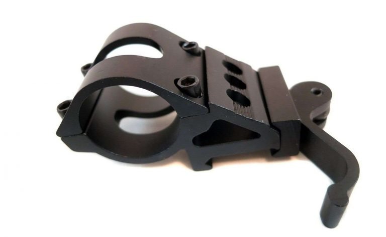 Monstrum Tactical 1" Offset Picatinny/Weaver Rail Mount For Flashlights With ..