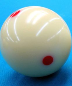 Iszy Billiards 6 Dot Measle Pool Cue Training Ball (2 1/4-Inch White)