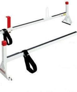 Weather Guard 205-3 All-Purpose White Powder Coated Full Size Van Ladder Rack