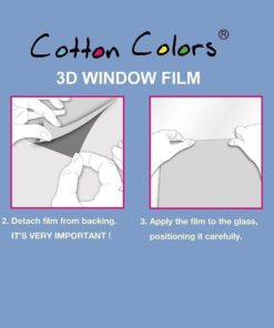 Cottoncolors Premium No-Glue 3D Static Decorative Window Films 3Ft X 6.5Ft.(9.. 17 57 373a5496 05cc 425a 8053 1a3543211a66