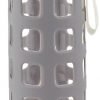 Ello Syndicate Bpa-Free Glass Water Bottle With Flip Lid 20-Ounce Grey Ello 16 57 374e291b fb19 4893 8ddf 8e4d09e6a0b4