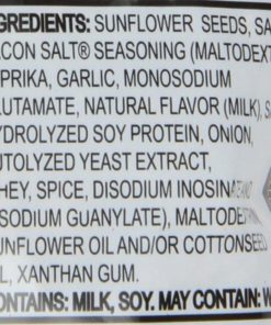 Bigs Bacon Salt Sizzlin' Bacon Sunflower Seeds 5.35-Ounce Bag(Pack Of 12) 14 57 394938f4 8f18 4f4a b006 27694f47f0df